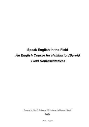 خرید و دانلود نسخه کامل کتاب Speak English in the Field. An English Course for Halliburton. Baroid Field Representatives_68c2b4816dd77.jpeg خرید و دانلود نسخه کامل کتاب Speak English in the Field. An English Course for Halliburton. Baroid Field Representatives
