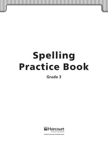 خرید و دانلود نسخه کامل کتاب Storytown: Spelling Practice Book Student Edition Grade 3_68c0e72c7d01d.jpeg خرید و دانلود نسخه کامل کتاب Storytown: Spelling Practice Book Student Edition Grade 3