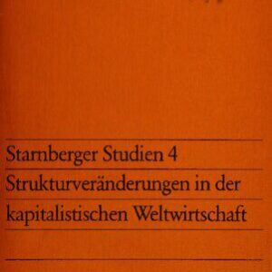 خرید و دانلود نسخه کامل کتاب Strukturveränderungen in der kapitalistischen Weltwirtschaft