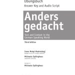 خرید و دانلود نسخه کامل کتاب Student Activities Manual Solutions for Anders Gedacht: Text and Context in the German-Speaking World, 3rd