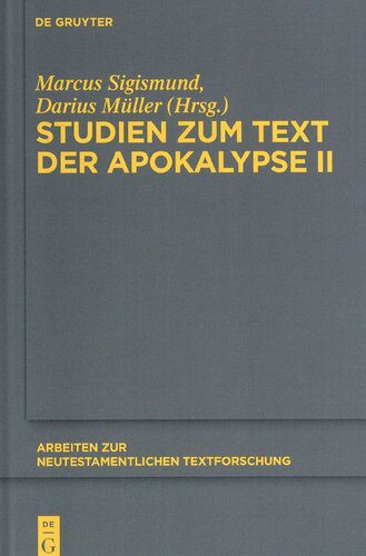 خرید و دانلود نسخه کامل کتاب Studien zum Text der Apokalypse II_68cd94bcbc904.jpeg خرید و دانلود نسخه کامل کتاب Studien zum Text der Apokalypse II