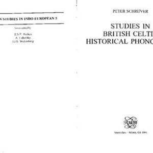 خرید و دانلود نسخه کامل کتاب Studies in British Celtic Historical Phonology