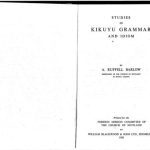 خرید و دانلود نسخه کامل کتاب Studies in Kikuyu Grammar and Idiom