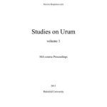 خرید و دانلود نسخه کامل کتاب Studies on Urum. Volume 1