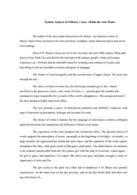 خرید و دانلود نسخه کامل کتاب Stylistic Analysis of O.Henry`s story While the Auto Waits_68c0e216cbb94.jpeg خرید و دانلود نسخه کامل کتاب Stylistic Analysis of O.Henry`s story While the Auto Waits
