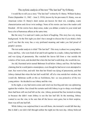 خرید و دانلود نسخه کامل کتاب Stylistic analysis of the text The Last Leaf by O.Henry_68c2f8ebce7f8.jpeg خرید و دانلود نسخه کامل کتاب Stylistic analysis of the text The Last Leaf by O.Henry