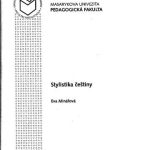 خرید و دانلود نسخه کامل کتاب Stylistika češtiny