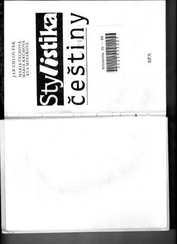 خرید و دانلود نسخه کامل کتاب Stylistika češtiny_68b916a8cacf6.jpeg خرید و دانلود نسخه کامل کتاب Stylistika češtiny