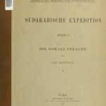 خرید و دانلود نسخه کامل کتاب Südarabische Expedition. Band I. Die Somali-Sprache