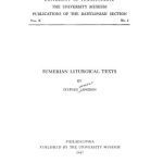 خرید و دانلود نسخه کامل کتاب Sumerian Liturgical Texts