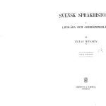 خرید و دانلود نسخه کامل کتاب Svensk språkhistoria. 1. Ljüdlära och ordböjningslära