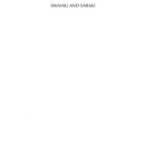 خرید و دانلود نسخه کامل کتاب Swahili and Sabaki: A Linguistic History