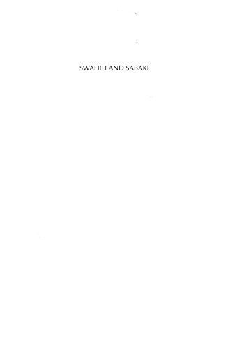 خرید و دانلود نسخه کامل کتاب Swahili and Sabaki: A Linguistic History_68c50726543d4.jpeg خرید و دانلود نسخه کامل کتاب Swahili and Sabaki: A Linguistic History