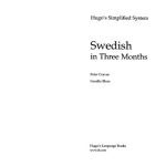 خرید و دانلود نسخه کامل کتاب Swedish in Three Months / Шведский за три месяца