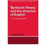 خرید و دانلود نسخه کامل کتاب Syntactic Theory and the Structure of English: A Minimalist Approach