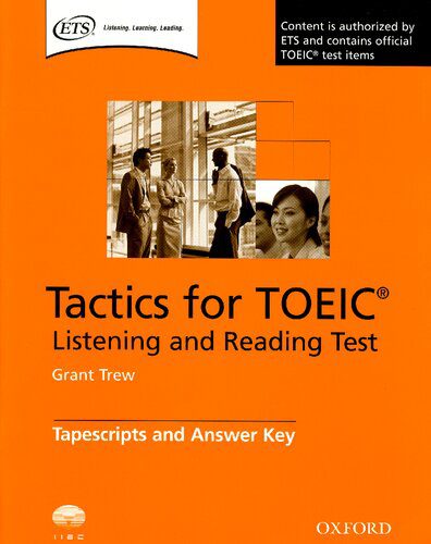 خرید و دانلود نسخه کامل کتاب Tactics for TOEIC: listening and reading test. / Tapescripts and Answer Key_68be7af198ebc.jpeg خرید و دانلود نسخه کامل کتاب Tactics for TOEIC: listening and reading test. / Tapescripts and Answer Key