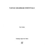 خرید و دانلود نسخه کامل کتاب Tainae grammar essentials [draft]