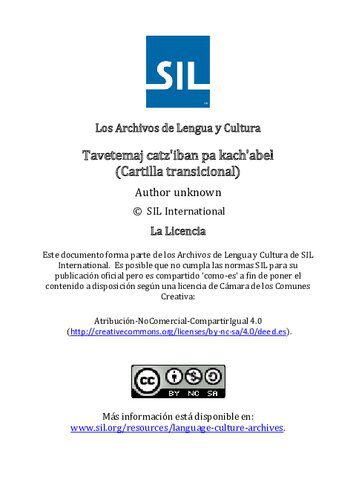 خرید و دانلود نسخه کامل کتاب Tavetemaj catzʼiban pa kachʼabel: cartilla transicional_68bb4e3c5b4f5.jpeg خرید و دانلود نسخه کامل کتاب Tavetemaj catzʼiban pa kachʼabel: cartilla transicional