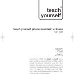 خرید و دانلود نسخه کامل کتاب Teach Yourself Phone Mandarin Chinese. Booklet
