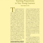 خرید و دانلود نسخه کامل کتاب Teaching Prepositions to Very Young Learners The Case of On