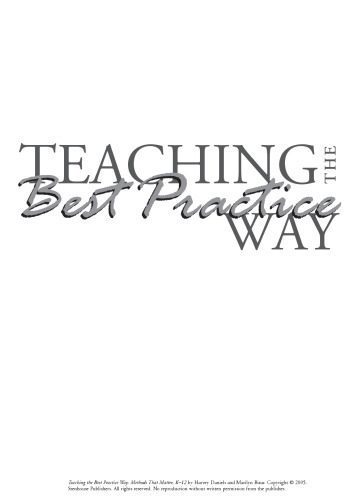 خرید و دانلود نسخه کامل کتاب Teaching the Best Practice Way_68c2c31d864ff.jpeg خرید و دانلود نسخه کامل کتاب Teaching the Best Practice Way