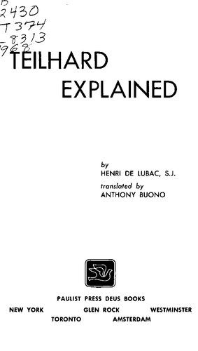 خرید و دانلود نسخه کامل کتاب Teilhard explained_68cd66ea1cca5.jpeg خرید و دانلود نسخه کامل کتاب Teilhard explained