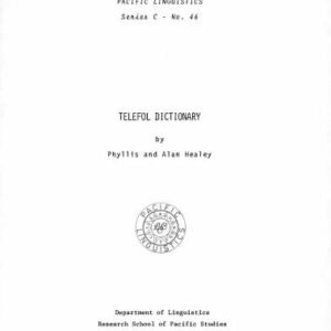 خرید و دانلود نسخه کامل کتاب Telefol Dictionary