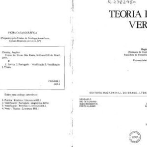 خرید و دانلود نسخه کامل کتاب Teoria do Verso [versificação portuguesa, métrica portuguesa]