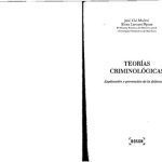 خرید و دانلود نسخه کامل کتاب Teorías criminológicas: explicación y prevención de la delincuencia