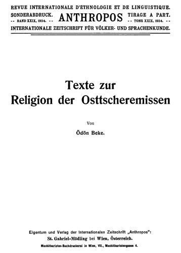 خرید و دانلود نسخه کامل کتاب Texte zur Religion der Osttscheremissen_68bd232770b7f.jpeg خرید و دانلود نسخه کامل کتاب Texte zur Religion der Osttscheremissen