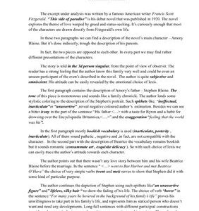 خرید و دانلود نسخه کامل کتاب The analysis of the novel This side of paradise of F.S. Fitzgerald