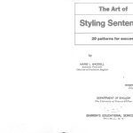 خرید و دانلود نسخه کامل کتاب The Art of Styling Sentences