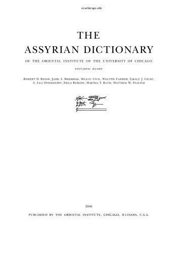 خرید و دانلود نسخه کامل کتاب The Assyrian dictionary of the Oriental Institute of the University of Chicago: 18 – T_68bd851097976.jpeg خرید و دانلود نسخه کامل کتاب The Assyrian dictionary of the Oriental Institute of the University of Chicago: 18 – T
