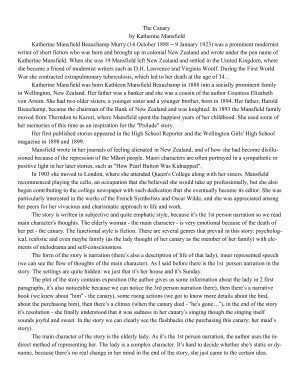 خرید و دانلود نسخه کامل کتاب The Canary by Katherine Mansfield (стилистический анализ)_68c213c46283f.jpeg خرید و دانلود نسخه کامل کتاب The Canary by Katherine Mansfield (стилистический анализ)