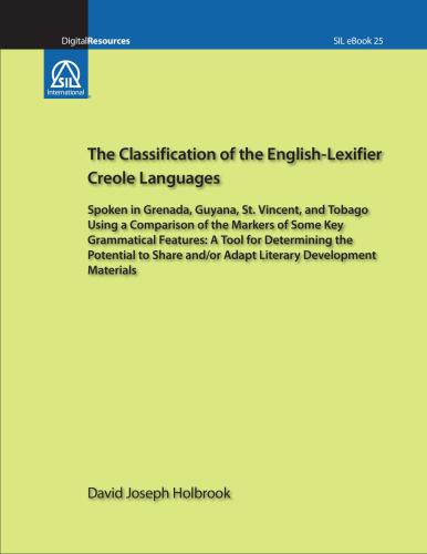 خرید و دانلود نسخه کامل کتاب The classification of the English-lexifier Creole_68bda7495a842.jpeg خرید و دانلود نسخه کامل کتاب The classification of the English-lexifier Creole