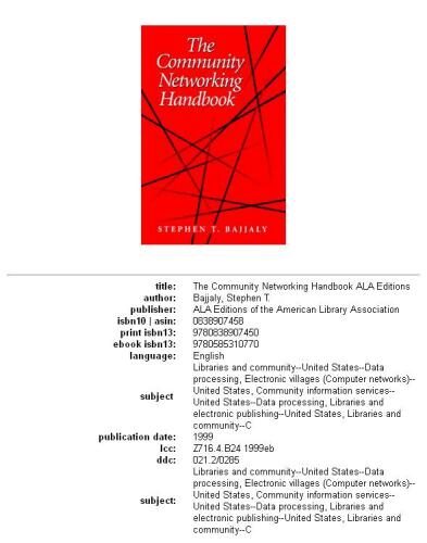 خرید و دانلود نسخه کامل کتاب The community networking handbook_68ca30aa9fff5.jpeg خرید و دانلود نسخه کامل کتاب The community networking handbook
