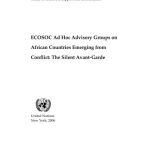 خرید و دانلود نسخه کامل کتاب The Economic and Social Council Ad Hoc Advisory Groups on African Countries Emerging from Conflict: The Silent Avant-Garde