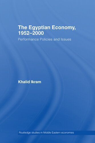 خرید و دانلود نسخه کامل کتاب The Egyptian Economy, 1952-2000: Performance Policies and Issues_68c8048e13916.jpeg خرید و دانلود نسخه کامل کتاب The Egyptian Economy, 1952-2000: Performance Policies and Issues
