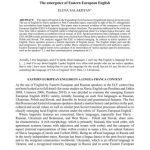 خرید و دانلود نسخه کامل کتاب The emergence of Eastern European English