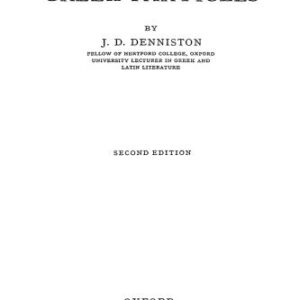 خرید و دانلود نسخه کامل کتاب The Greek Particles