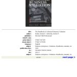 خرید و دانلود نسخه کامل کتاب The Handbook of Advanced Business Valuation (Irwin Library of Investment & Finance)