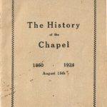 خرید و دانلود نسخه کامل کتاب The History of the Chapel, 1860-1924