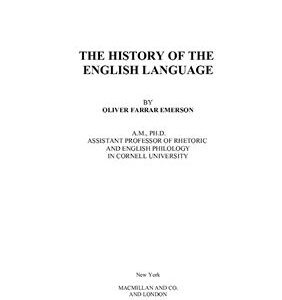 خرید و دانلود نسخه کامل کتاب The history of the English language