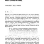 خرید و دانلود نسخه کامل کتاب The Interaction Between Text Difficulty and Translation Accuracy