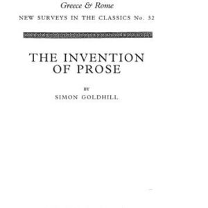خرید و دانلود نسخه کامل کتاب The Invention of Prose