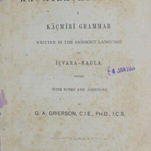 خرید و دانلود نسخه کامل کتاب The Kac̦mīrac̦abdāmṛta: a Kāc̦mīrī grammar