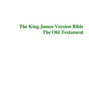 خرید و دانلود نسخه کامل کتاب The King James Version Bible (KJV)