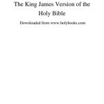 خرید و دانلود نسخه کامل کتاب The King James Version of the Holy Bible