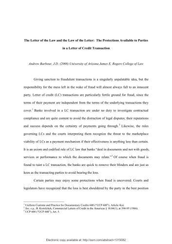 خرید و دانلود نسخه کامل کتاب The Letter of the Law and the Law of the Letter: The Protections Available to Parties in a Letter of Credit Transaction_68cae4c3136f6.jpeg خرید و دانلود نسخه کامل کتاب The Letter of the Law and the Law of the Letter: The Protections Available to Parties in a Letter of Credit Transaction