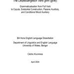 خرید و دانلود نسخه کامل کتاب The Letzebuergesch Verb ginn (give): Grammaticalisation from Full Verb to Copula, Existential Construction, Passive Auxiliary, and Conditional Mood Auxiliary
